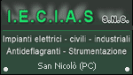 IECIAS IMPIANTI ELETTRICI I.E.C.I.A.S. Srl - Via Gramsci 20 - SAN NICOLO' di ROTTOFRENO - PC - PIACENZA